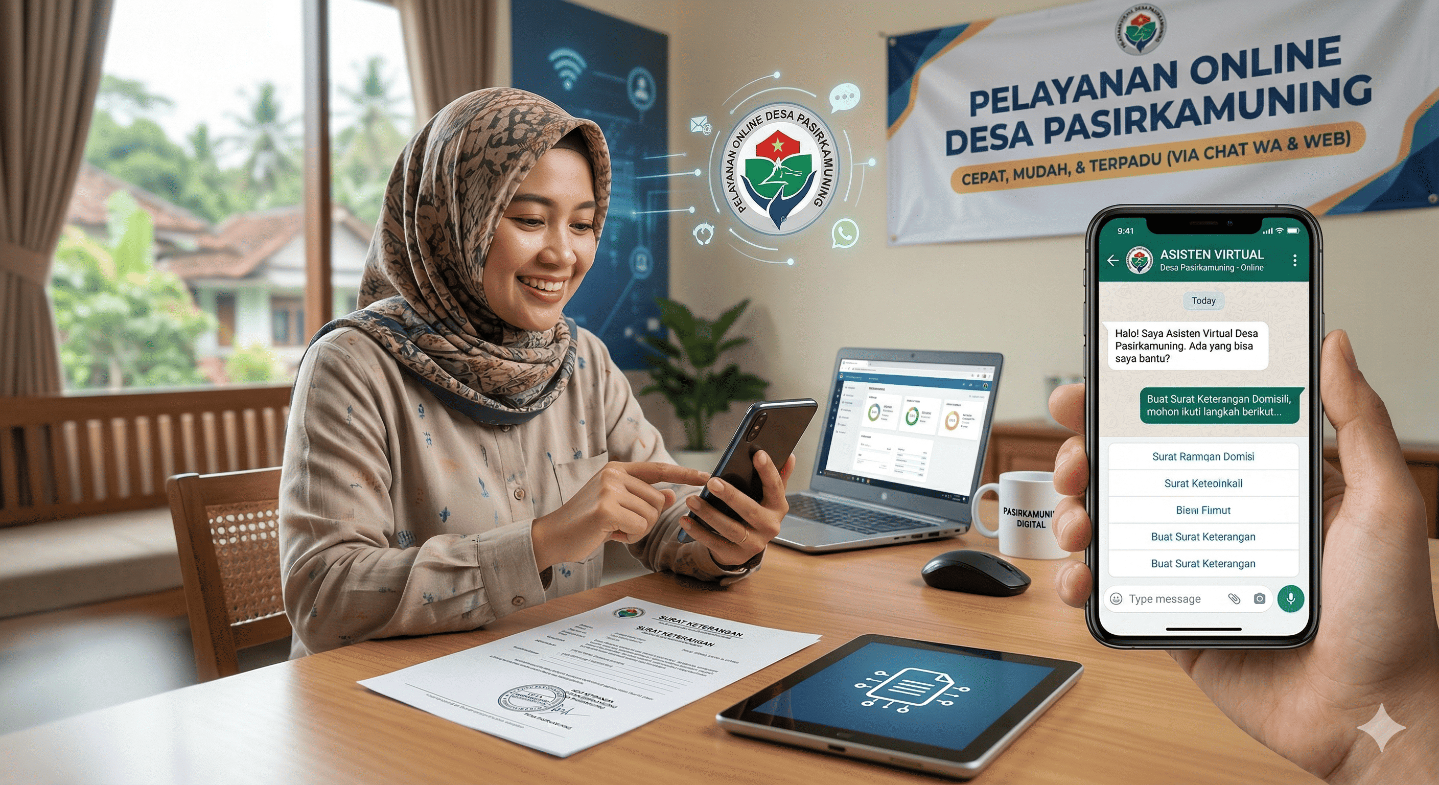 Foto Utama 📢 PENGUMUMAN LAYANAN DESA PASIRKAMUNING